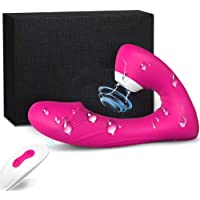Recargable Masajeador Inalámbrico 9 modos y modos de succión- silicona suave 100% impermeable- control remoto (S-5)